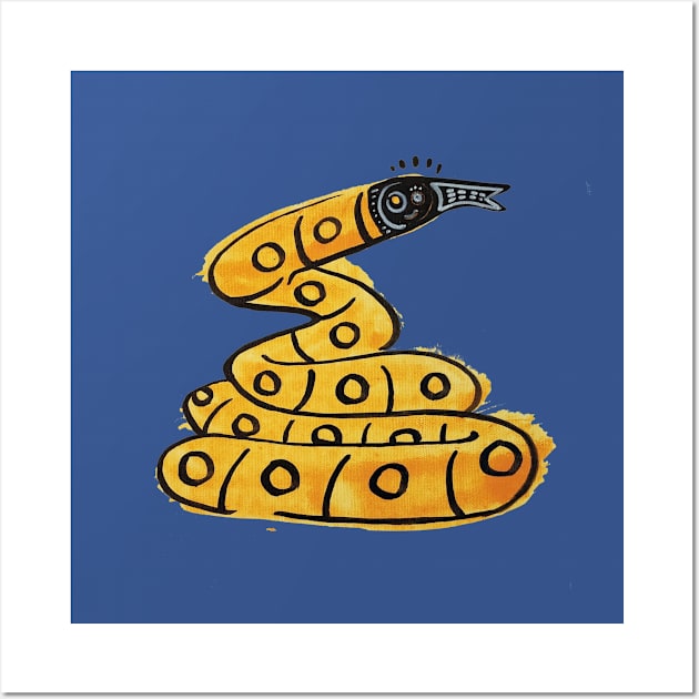 fish snake Wall Art by Angel Rivas